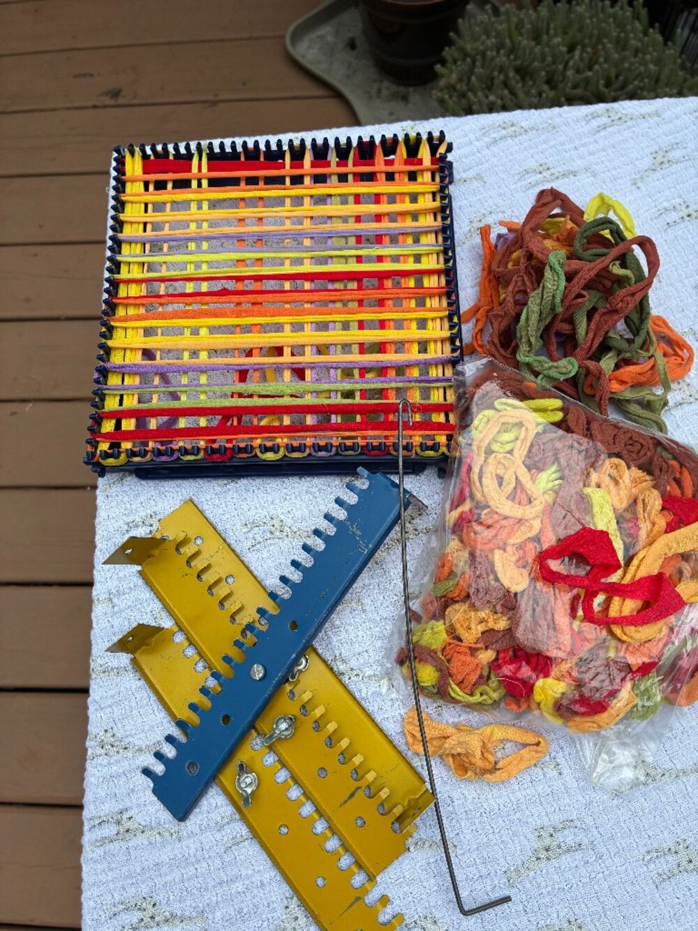 Vintage Potholder Loom Weaving  2 Looms and Loops Set